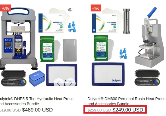 Dulytek 6% off offer